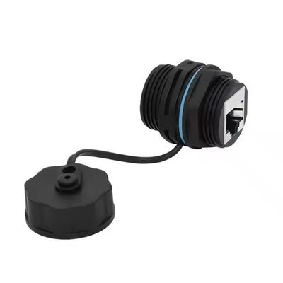 IP68 Conector de red RJ45 resistente al agua, blindaje circular Cat6A RJ45