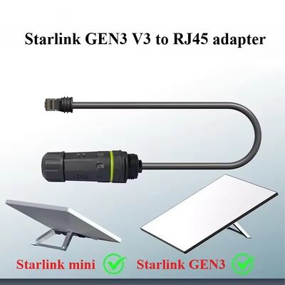 Starlink Gen3 Mini Ethernet Adaptador 25CM Cable de extensión de acoplamiento RJ45 a prueba de agua