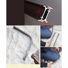 Ventana salediza de aluminio curvada resistente Rod Bendable Curtain Track Rail de poste para el tabique