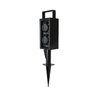 Outdoor Garden In-ground Lawn Insertion Electrical Power Sockets Outlet Stake 10A AC250V