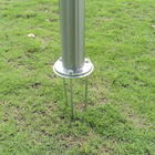 Stainless Steel Outdoor Garden In-ground Lawn Electrical Power Sockets Outlet 10A AC250V