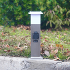 Stainless Steel Outdoor Garden Electrical Power Sockets Outlet LED Post Light Yard Stake