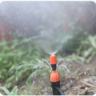 Sistema de enfriamiento del uso de agua del espray goteo de la irrigación por de la bruma dual de Kit Adjustable Nozzles Watering System