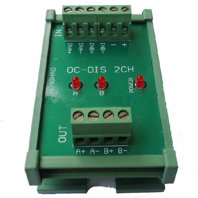 Convertidor del colector abierto HTL 24v en las maneras diferenciadas de la señal 2 de TTL 5v universales